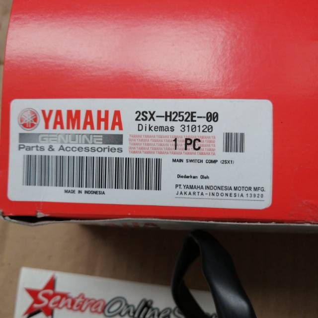 Kunci Kontak set mio soul gt 125 original YGP 2SXH252E00