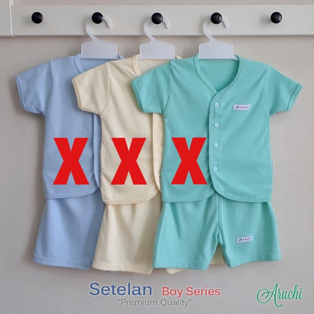 Aruchi POLOS Celana Pendek (3pcs) / Celana Pendek Bayi Anak