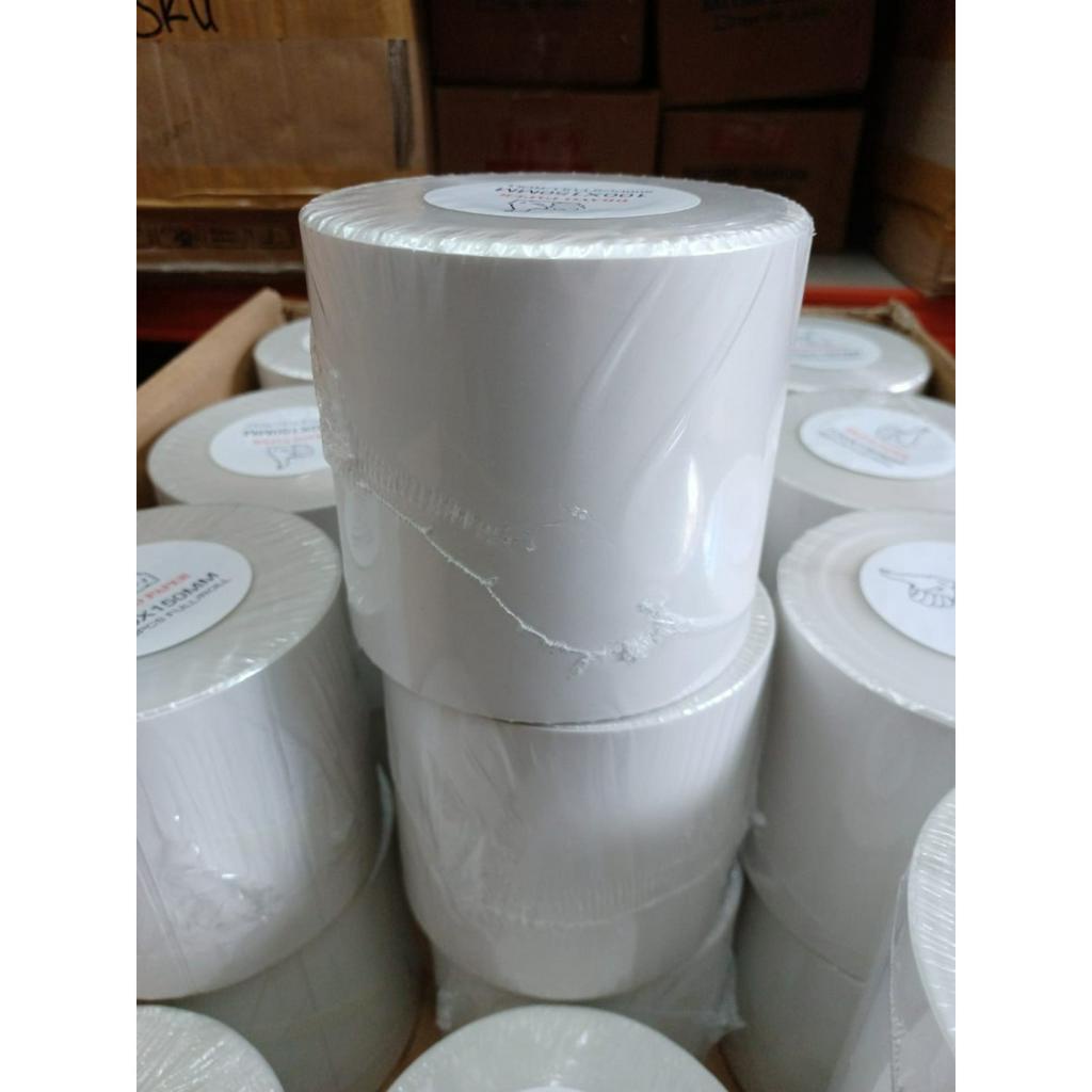 

LABEL THERMAL BARCODE 100X150MM ISI 500 PCS KERTAS STICKER THERMAL