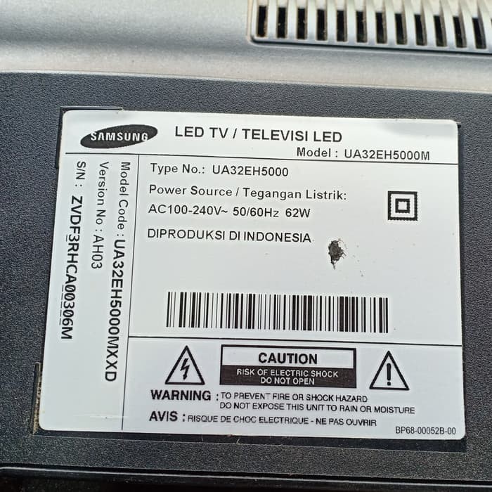 mb tv led samsung UA 32EH5000 UA32EH5000 mainboard mesin modul board