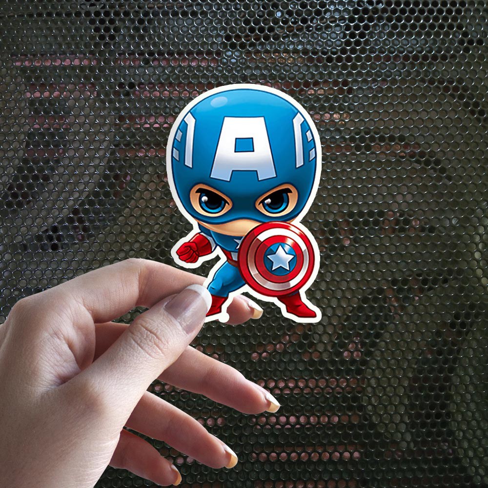 

Sticker Decal Vinyl Tahan Air Captain America Kapten Amerika