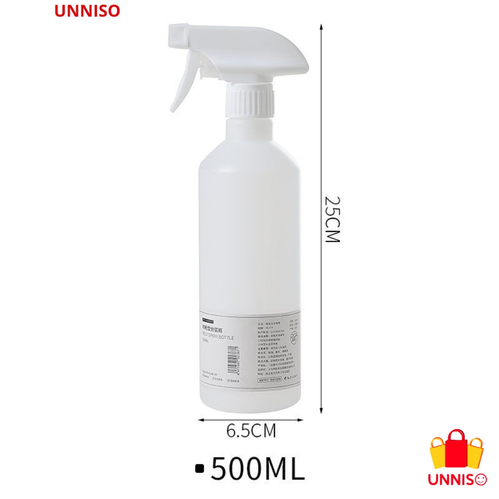 UNNISO - Botol Spray Semprotan Air Disinfektan 500 Ml BS2