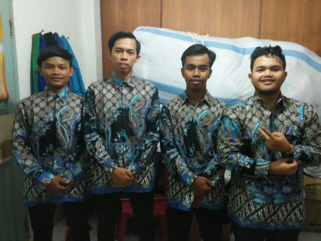 Kemeja Batik Pria Sogan Cendrawasih