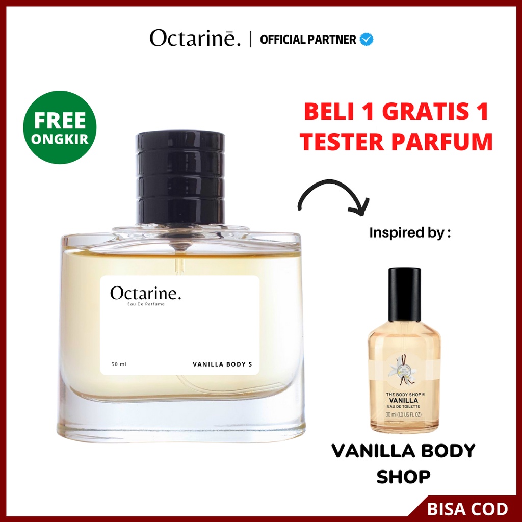 Octarine - Parfum Wanita Tahan Lama Aroma Vanilla lembut Inspired By Vanilla Body S | Parfume Farfum Perfume Pria Wanita Minyak Wangi Cewek Cowok Murah Original