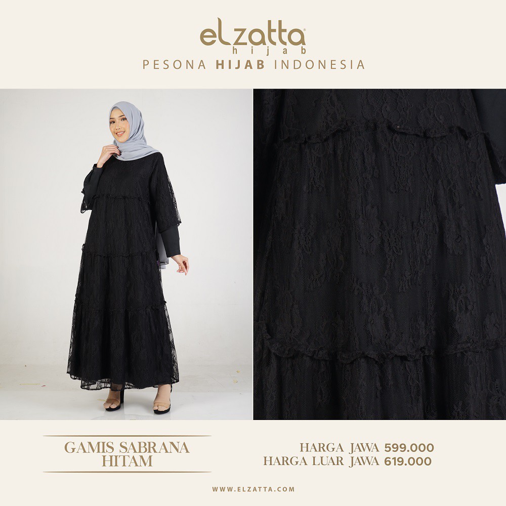 Gamis Brukat Elzatta (Gamis Sabrana)