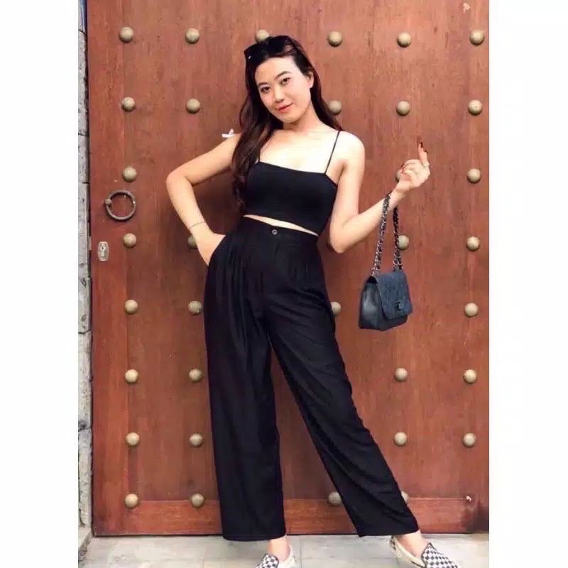 CELANA HW KULOT KANCING RAYON PREMIUM