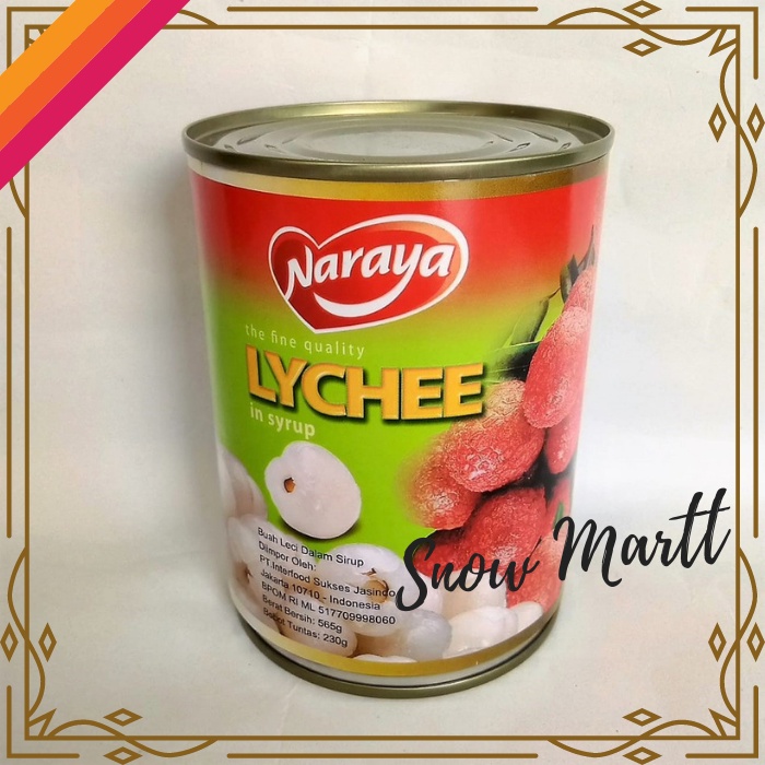 

Naraya Lychee / Buah Leci Kaleng 565gr