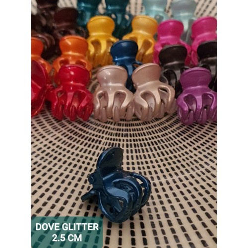 Jedai Jepit Rambut Hair Clip Quality  Gigi 3 Dove Glitter