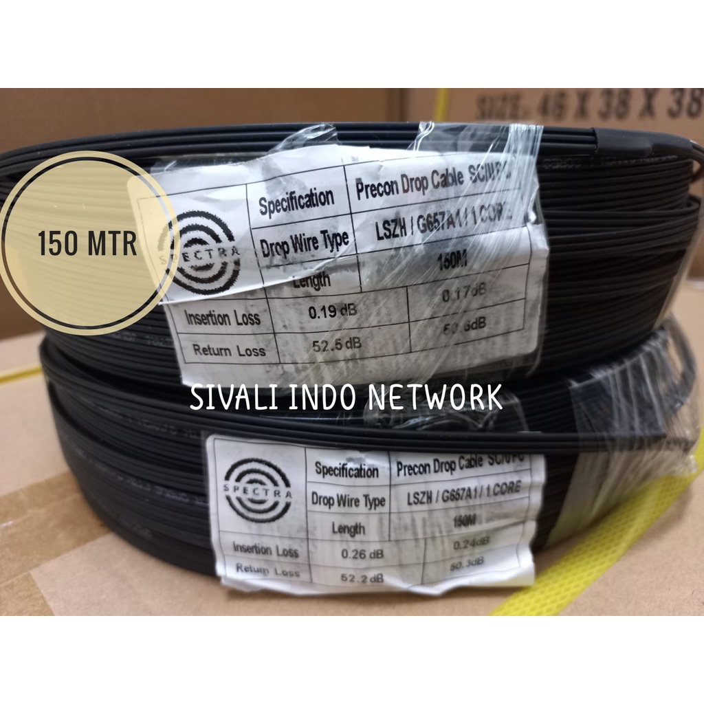 150 METER KABEL FIBER OPTIK SPECTRA KABEL FO  1 CORE  3 SELING  PRECON