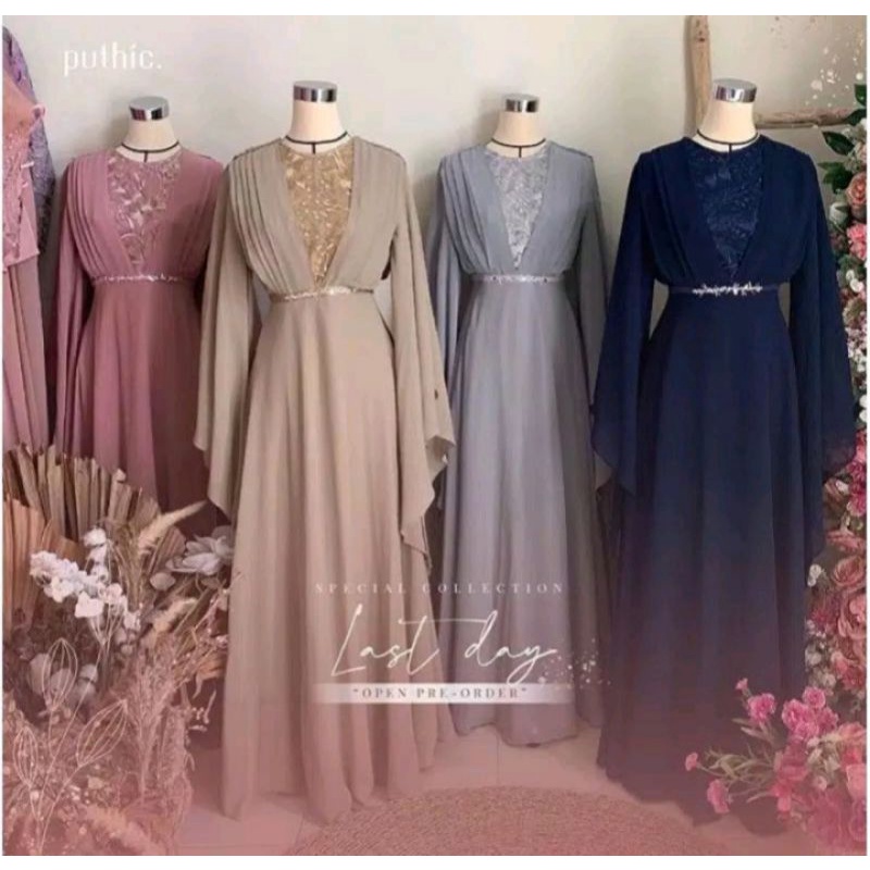 gaun pesta muslimah / kondangan lamaran lebaran / ameera dress