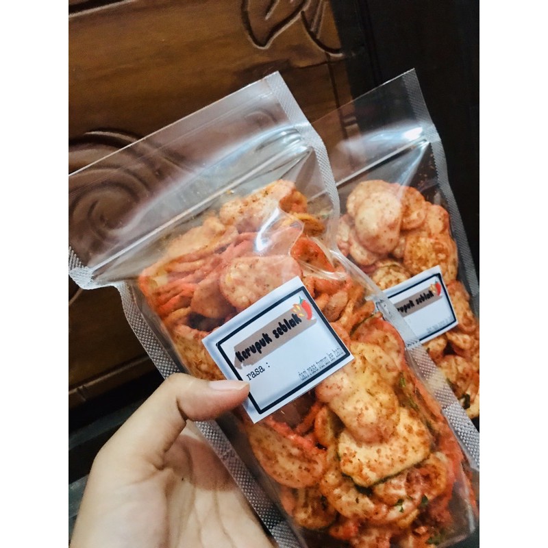 

KERUPUK SEBLAK KERING PEDAS MANIS ASIN GURIH HARGA TERJANGKAU [COD]