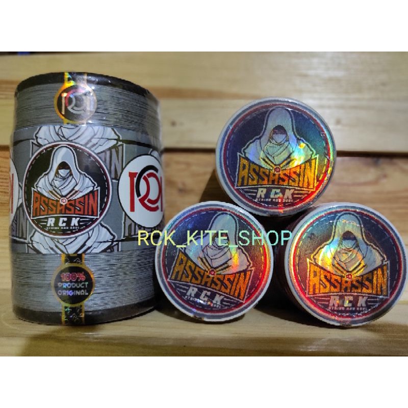 " ASSASSIN "  6000 yard. Senar Gelasan Matot by RCK ( bahan Abu import) for Turnament.