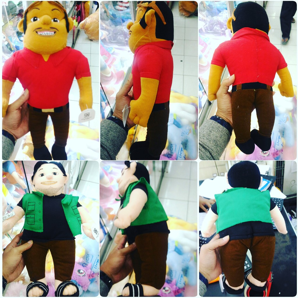 Boneka mainan anak tokoh srial film kartun/animasi Adit Sopo Jarwo SNI