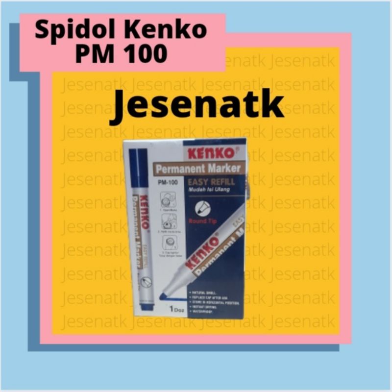 

Spidol Kenko PM100 Permanen Hitam