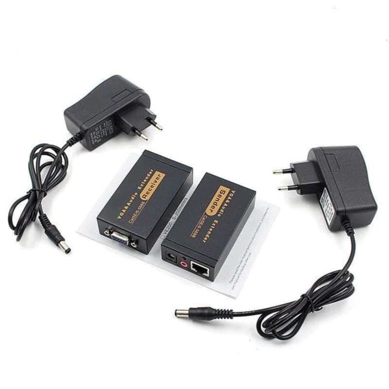 VGA Extender 100M Lan RJ45 Cat5 Cat6 Support Audio