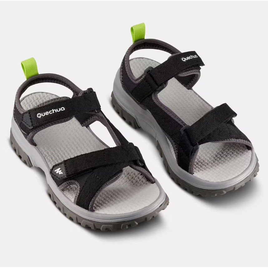 QUECHUA MH120 Sandal Gunung Anak Unisex Dengan Rip-Tab
