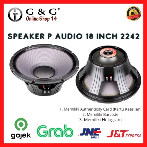 Speaker P Audio ORIGINAL - Speaker P Audio 18 inch 2242 - Subwoofer 18