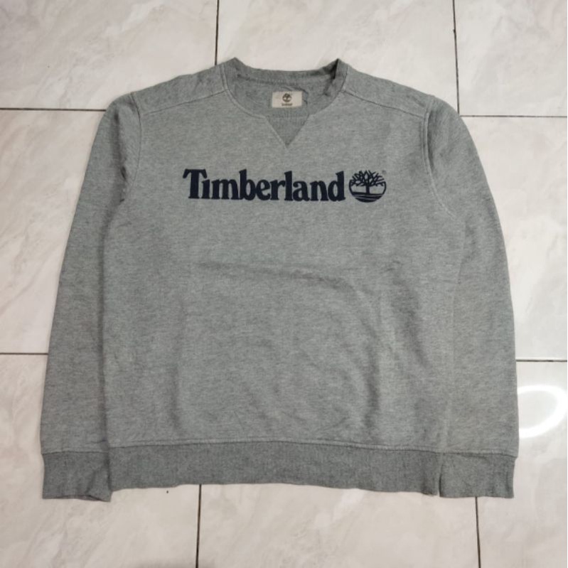 [ Thrift ] Crewneck TIMBERLAND Second Branded Original