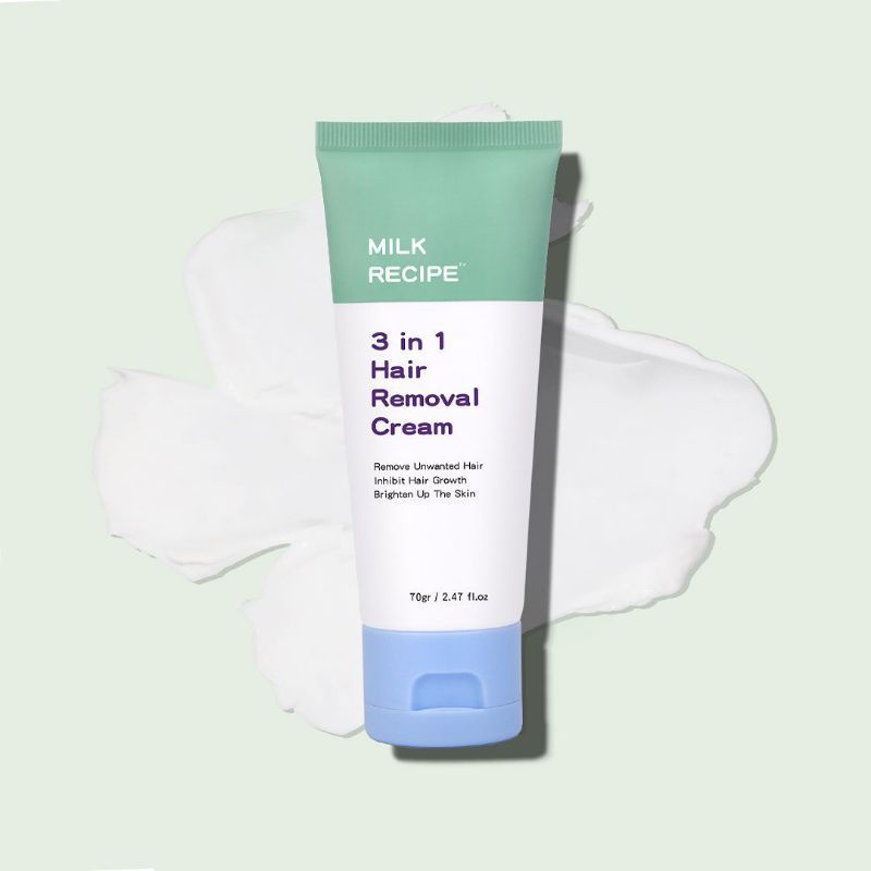 MILK RECIPE 3 IN 1 HAIR REMOVAL CREAM PENGHILANG BULU