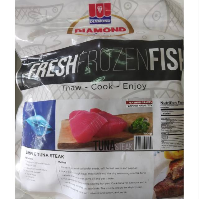 

Ready [Diamond] Frozen Fresh Tuna Fish Steak