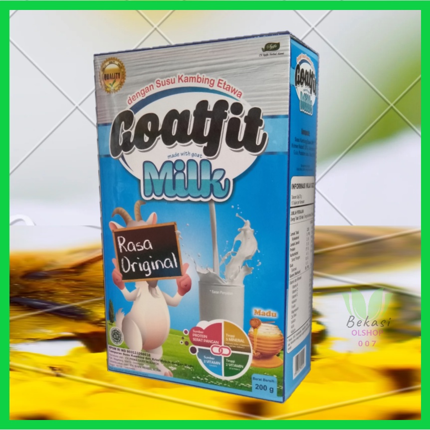 

Goatfit Milk Susu Kambing Etawa plus Royal Jelly