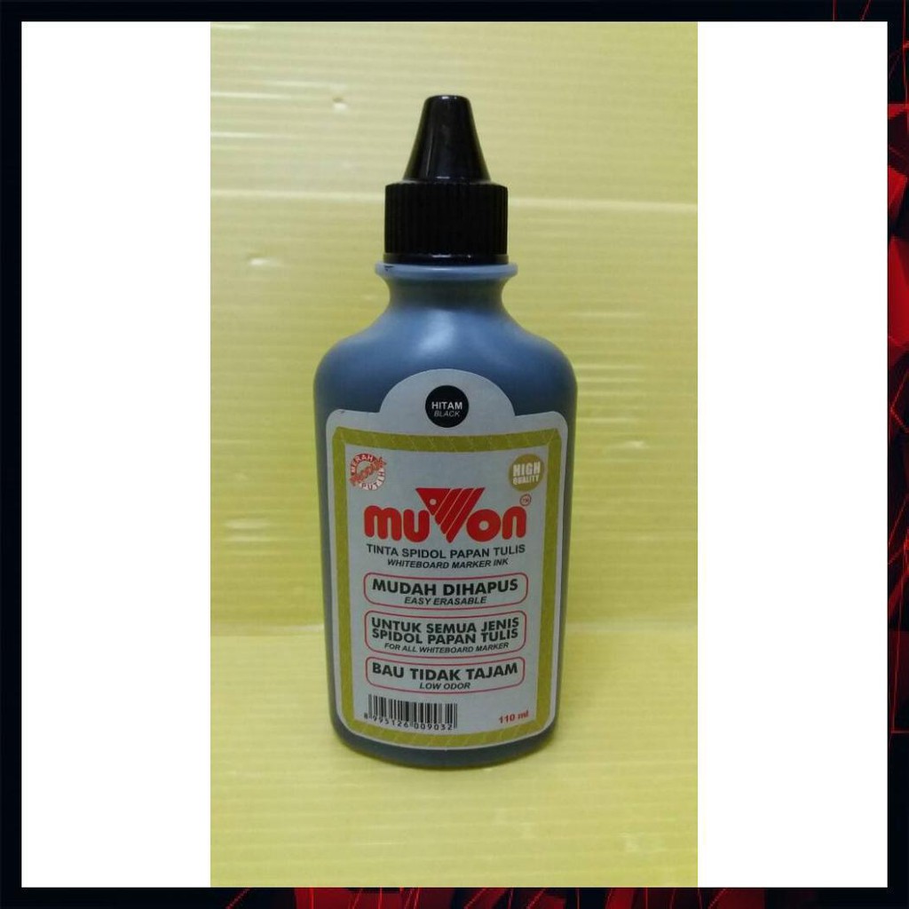 

Tinta Spidol Whiteboard Muvon 110 Ml - Hitam