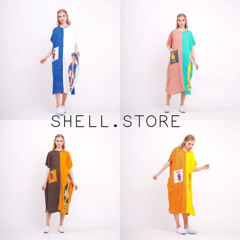 BEST SELLER Muat JUMBO BIGSIZE Homewear Daster Panjang Premium BU TEDJO Daster Panjang Kekinian Vira