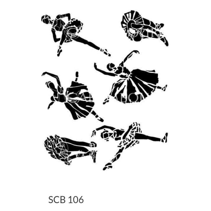 

Calambour Stencil Size 32.5 x 40 cm - SCB 106