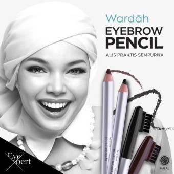 Wardah Eye Brow Pensil Alis Wardah Black and Brown