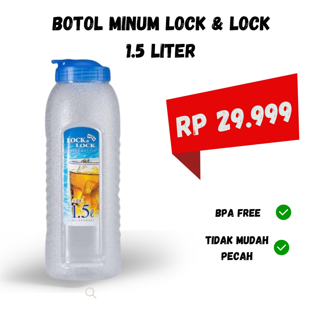 Botol Minum Lock & Lock HAP-731 1.5 LITER