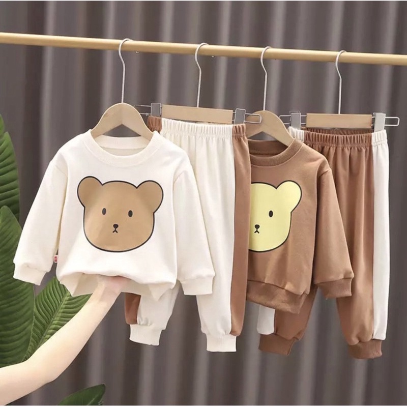 SETELAN BABYTERRY BASEBALL ANAK/SETELAN ANAK TERBARU/SWEATER ANAK LAKI-LAKI