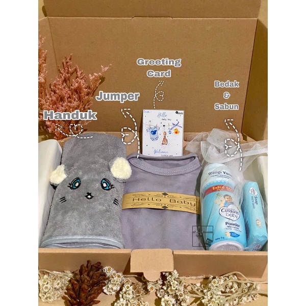 Hampers Baby Newborn Kado Lahiran Aqiqah Bayi Laki Laki Perempuan