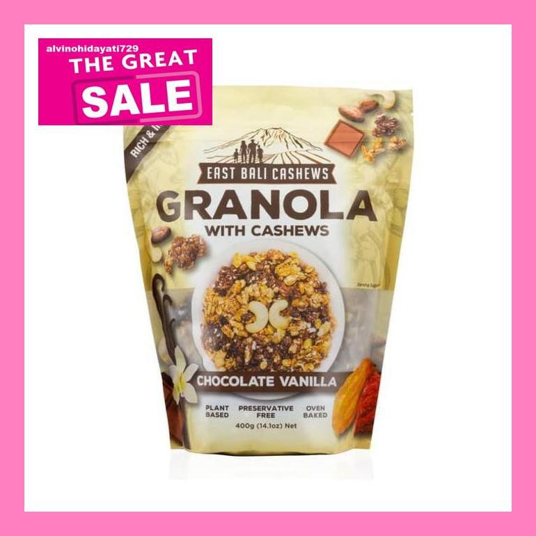 

Al04Nind Premium Granola Chocolate Vanilla By East Bali Cashews / Coklat Vanila Indvvl03