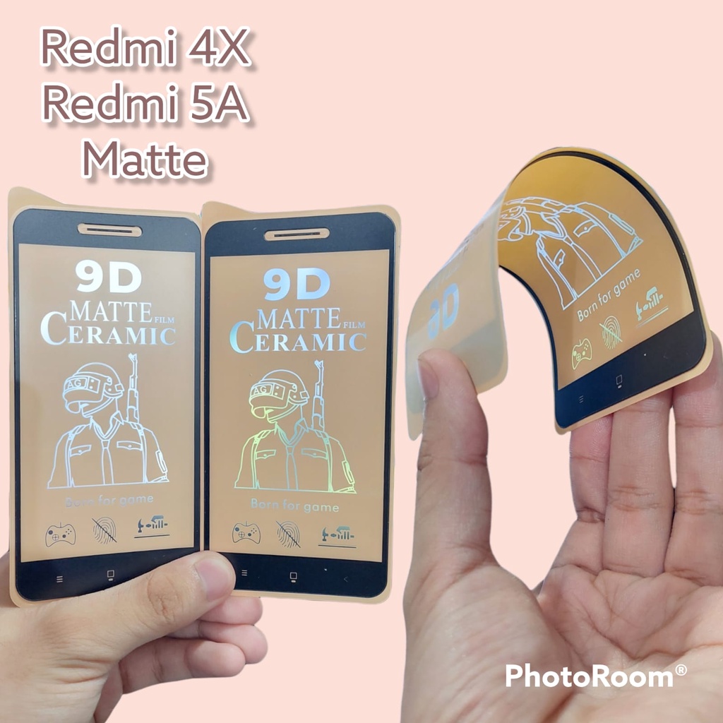 CMF Ceramic Matte Xiaomi Redmi 4X 5A 5.0&quot; Full Screen Anti Gores Keramik Anti Minyak