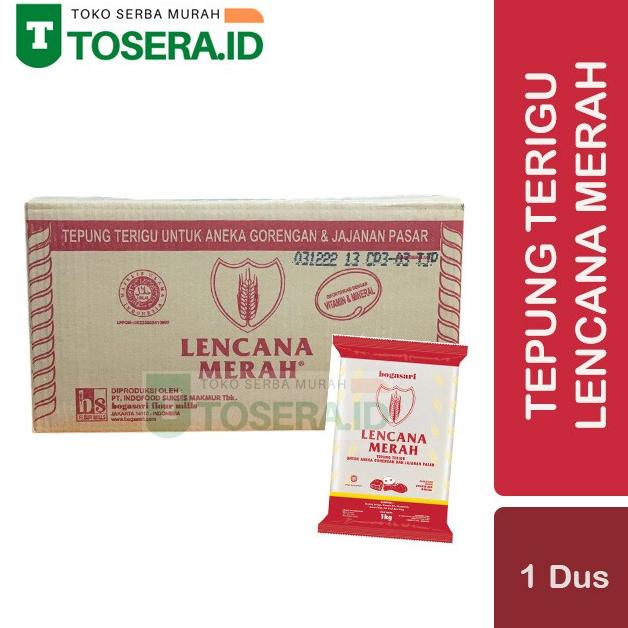 Jual Lencana Merah Tepung Terigu Kg Dus Dfcsd Shopee Indonesia