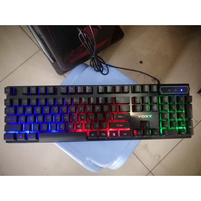 Keyboard Gaming USB RGB Voxy K348 / Keyboard Gaming RGB Kabel