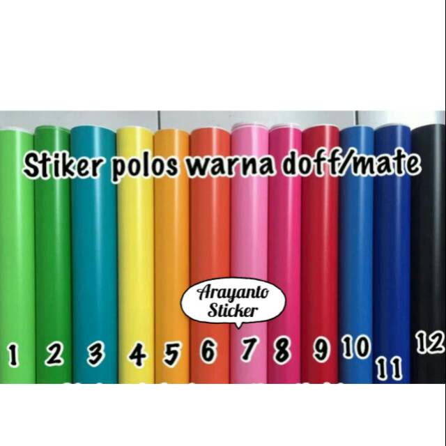 Sticker Motor Pollet Skotlet Polet DOP lebar 45cm per 1 meter (Bisa COD)