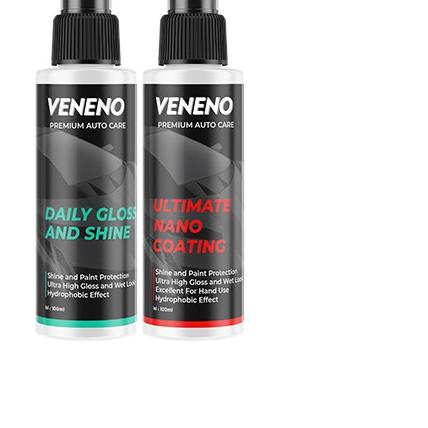 ♦ PAKET : Veneno Ultimate Nano Coating & Daily Gloss And Shine ♟