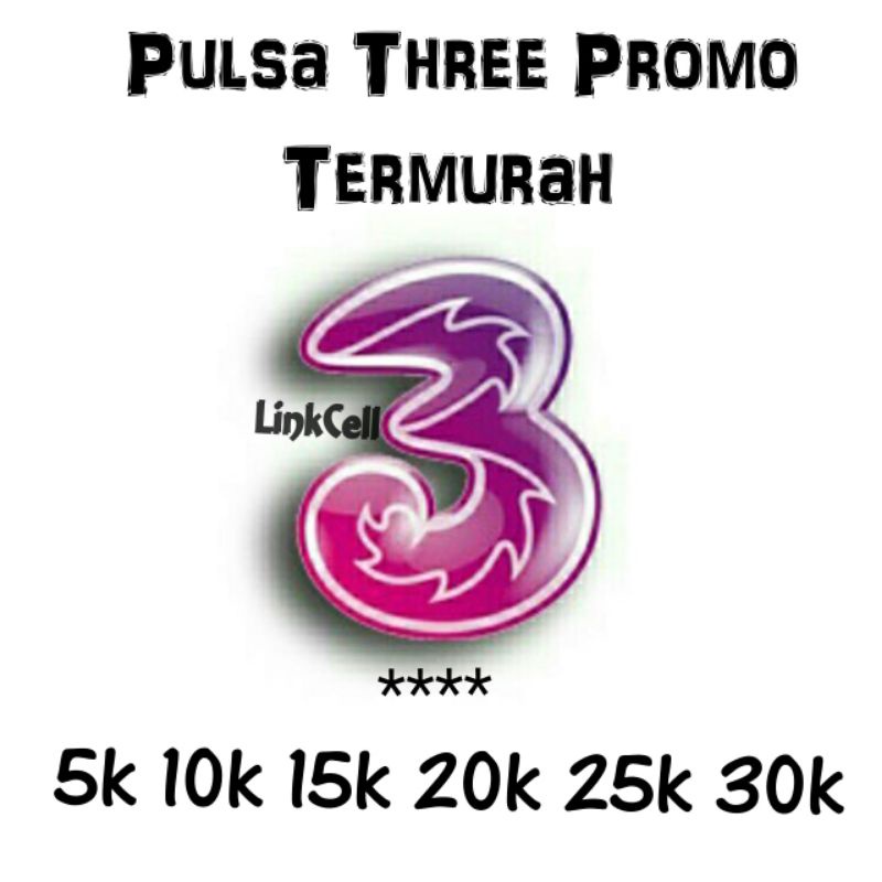 Pulsa Tri 5k-30k Termurah