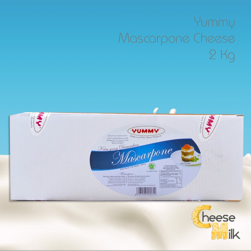 

HARGA MURAH Yummy Mascarpone Cheese 2 Kg