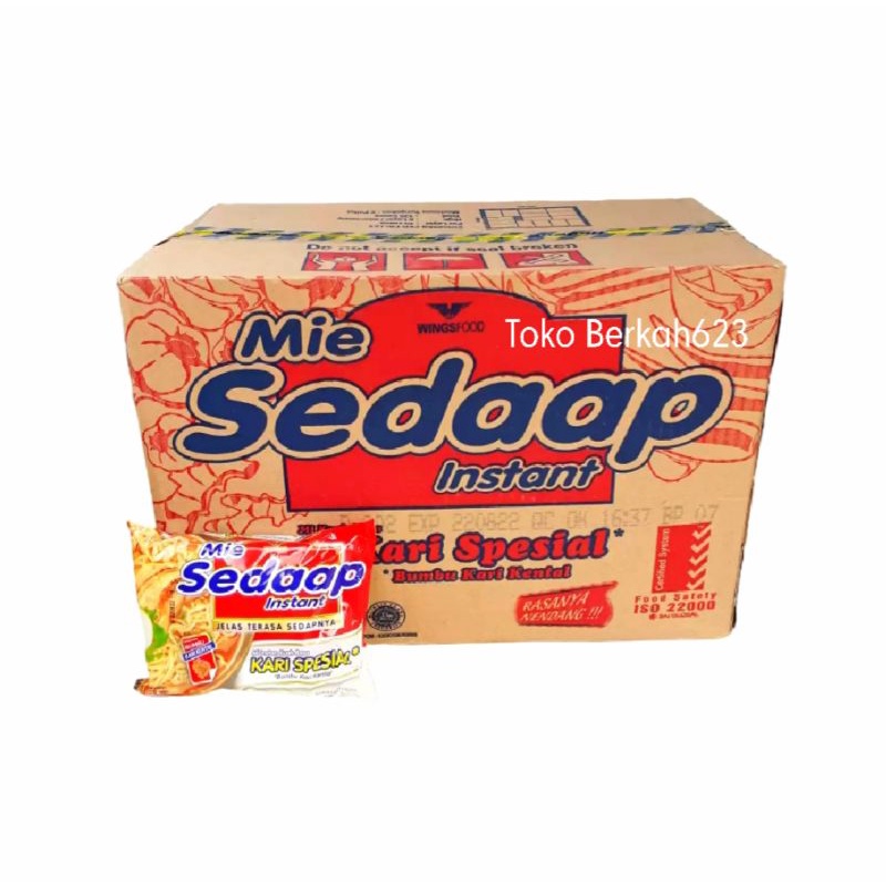 1 DUS Mie Sedaap Kari Spesial Isi 40 Pcs - Sedap Kari