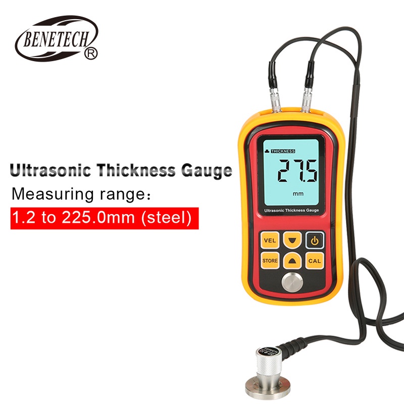 Digital Ultrasonic Thickness Gauge Meter Alat Ukur Ketebalan GM100