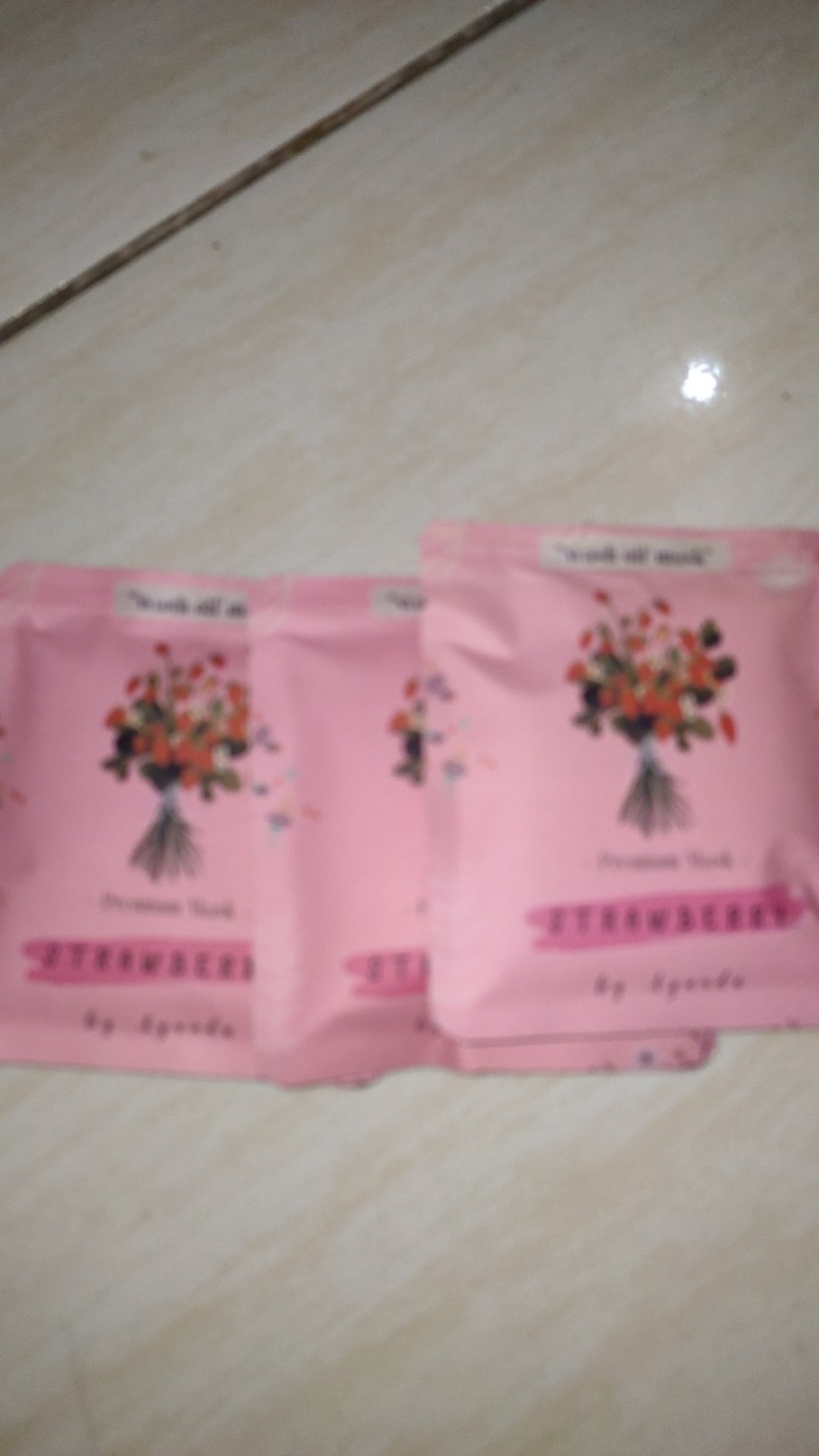 Sachet Kemasan Masker Non Zipper 8x9 Cm