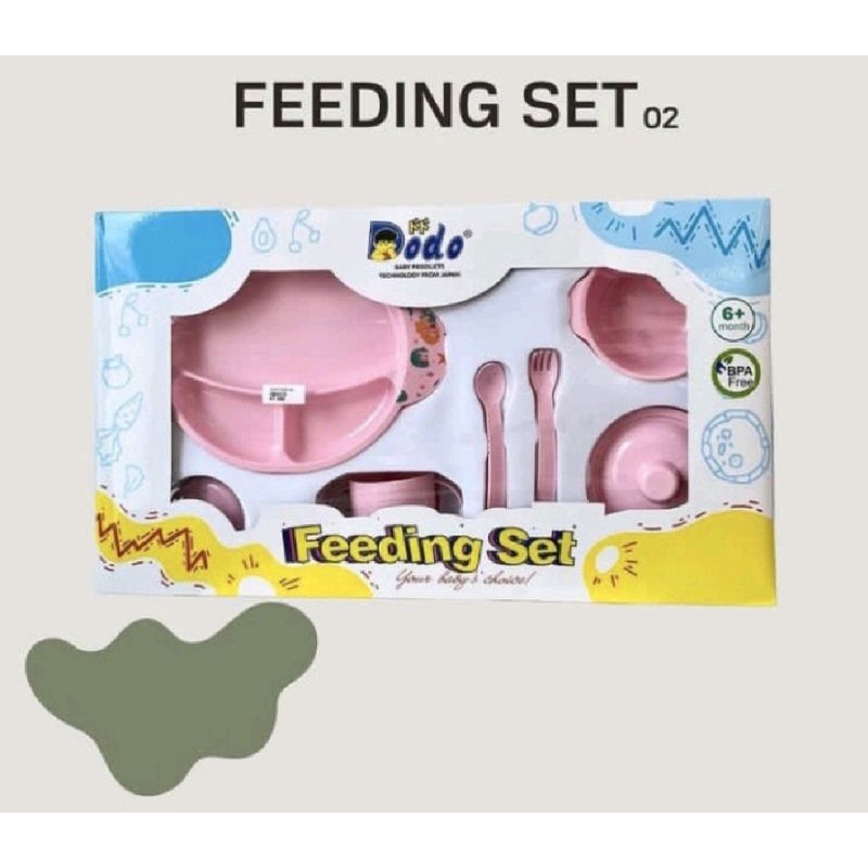 Feeding Set Dodo / Tempat Makan bayi
