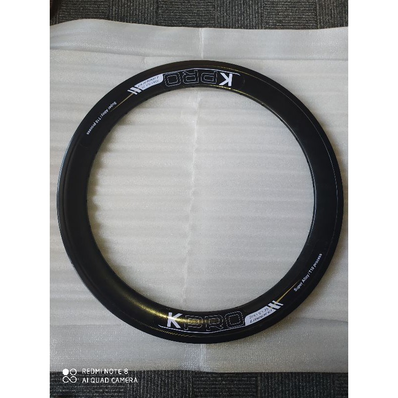 RIMS VELG SEPEDA LITEPRO KPRO 20INCH ERTRO 406 20 MURNI HITAM
