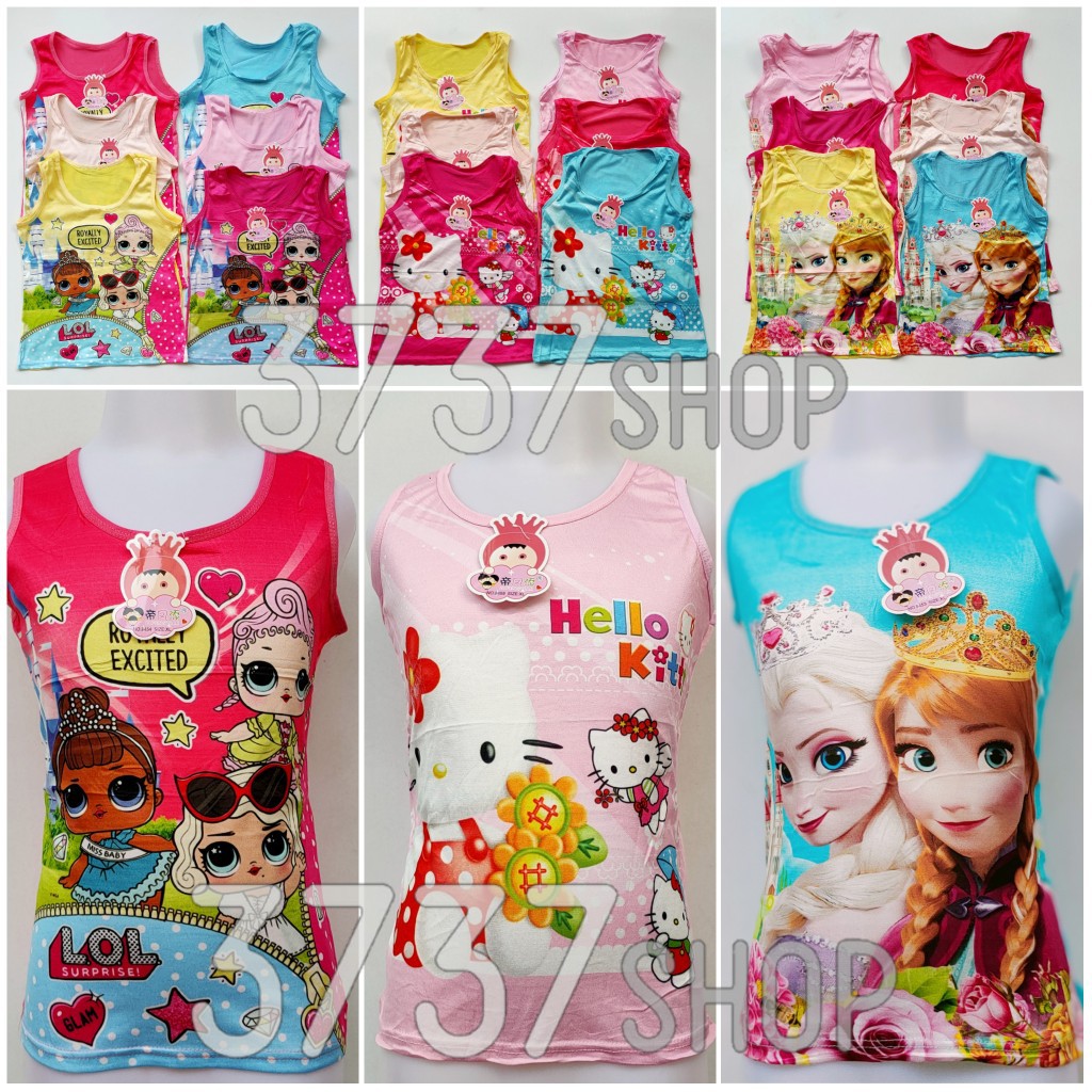 TANKTOP SINGLET BALITA ANAK CEWEK PEREMPUAN / KAOS KUTUNG