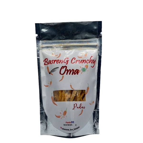 

Basreng Crunchy Oma Rasa Pedas by Family99 Asli Bandung