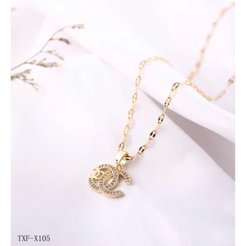 Kalung Titanum CC Permata Perhiasan Fashion 101.105