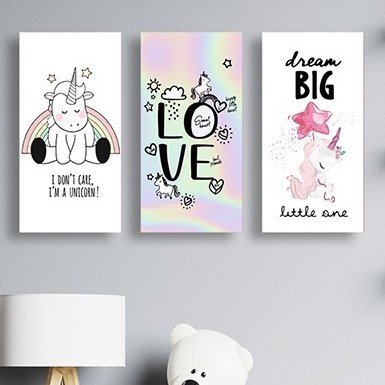 Dekorasi Kamar Anak Pajangan Unicorn Hiasan Dinding Untuk Anak Kids Wall Decor