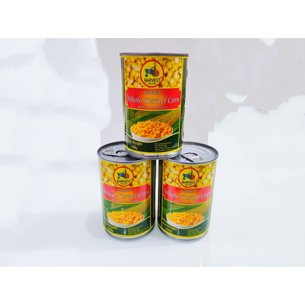 

Biji Jagung Dalam Kaleng Harvest Whole Kernel Corn in canned harvest delight